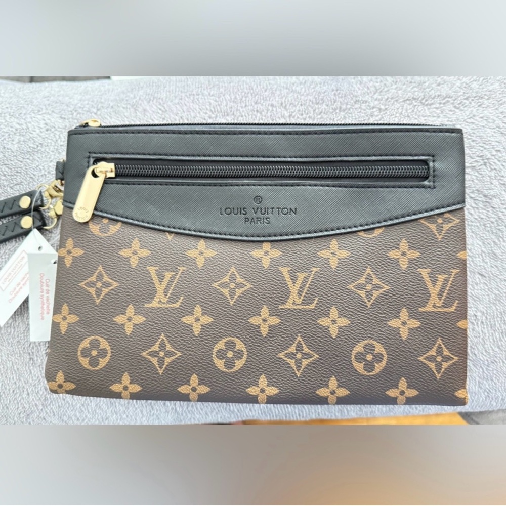 Black Monogram Pouch